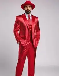 Red Pimp Suit face swap