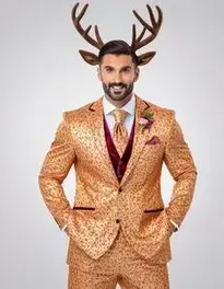 Stag Fancy Dress For Groom face swap