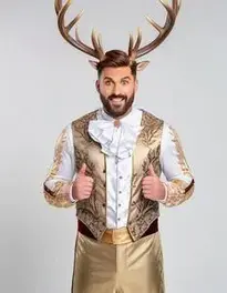 Stag Fancy Dress Outfit face swap