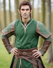 Wood Elf Cosplay Male face swap