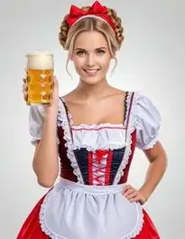 Beer Maid Outfit face swap