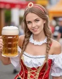 Beer Woman face swap