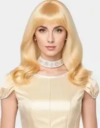 Blonde Wigs Fancy Dress face swap
