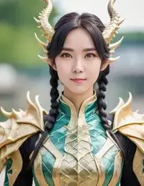 Dragon Lady Cosplay face swap
