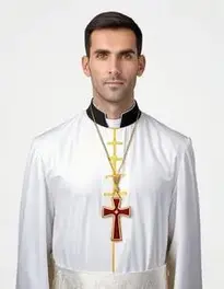 Priest Costume Adult face swap