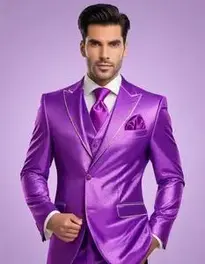 Purple Pimp Suit face swap