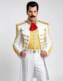 Queen Freddie Mercury Fancy Dress face swap