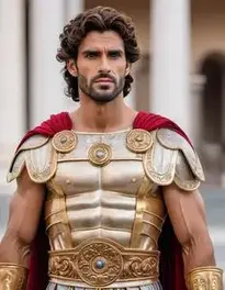 Roman God Costume Men face swap