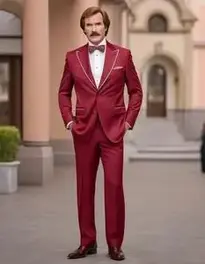 Ron Burgundy Suit face swap