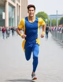 Running Man Fancy Dress face swap
