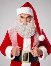 Santa Costume Mens face swap