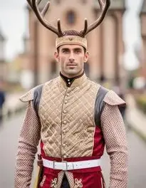 Stag Jockey Outfit face swap