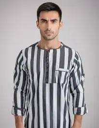 Striped Prisoner Costume Mens face swap