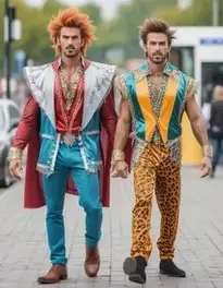 Two Wild And Crazy Guys face swap