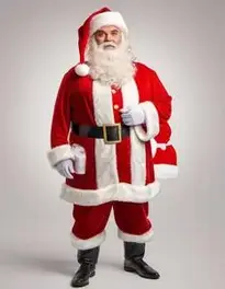 Vintage Santa Suit face swap