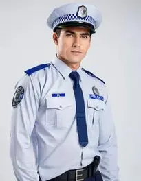 Youth Police Officer face swap