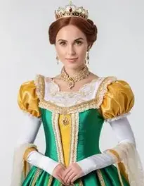 Adult Royal Fancy Dress face swap
