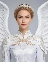 Angel Costume Woman face swap