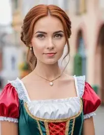 Anna Fancy Dress Outfit face swap