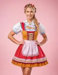 Authentic Oktoberfest Outfit Female face swap