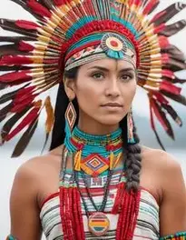 Aztec Costume Female face swap