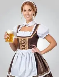 Beer Maid Dress face swap