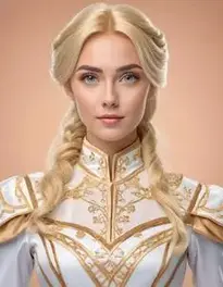 Blonde Fancy Dress Characters face swap