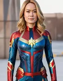 Captain Costume Woman face swap