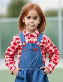 Childs Play Costume For Woman face swap