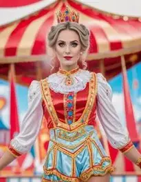 Circus Fancy Dress face swap