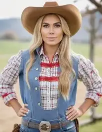 Cowwoman Halloween Costume Woman face swap