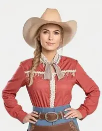 Cowwoman Outfit face swap
