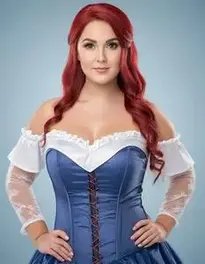 Curvy Woman Halloween face swap