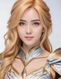 Beautiful Woman Cosplay face swap