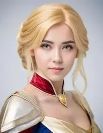 Cosplay Blonde face swap