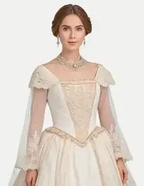 Cotton Fancy Gown face swap