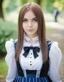 Dark Alice Cosplay face swap