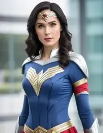 Diana Prince Cosplay face swap