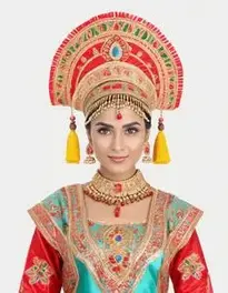 Ethnic Fancy Dress face swap