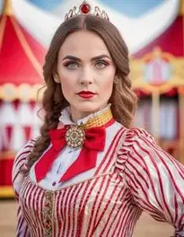 Female Circus face swap