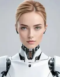 Female Robot face swap