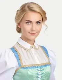 German Fancy Dress Woman face swap