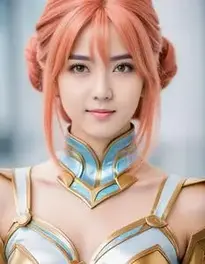 Famous Female Cosplay Characters face swap