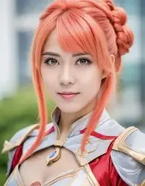 Famous Female Cosplayers face swap