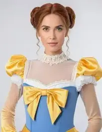 Famous Female Film Characters Fancy Dress face swap