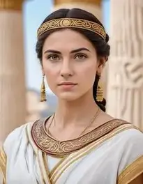 Female Ancient Greek face swap