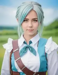 Female Rick Cosplay face swap