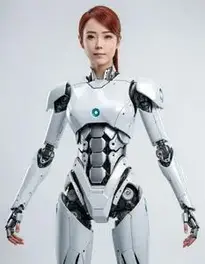 Female Robot Cosplay face swap