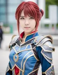 Female Yoru Cosplay face swap