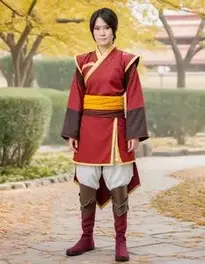 Female Zuko Cosplay face swap